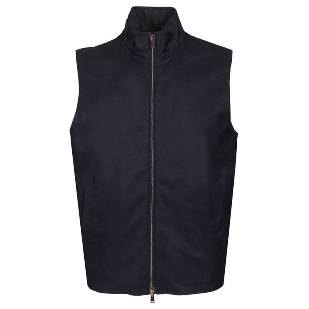 Herno Men Lucent Silk And Cashmere Vest